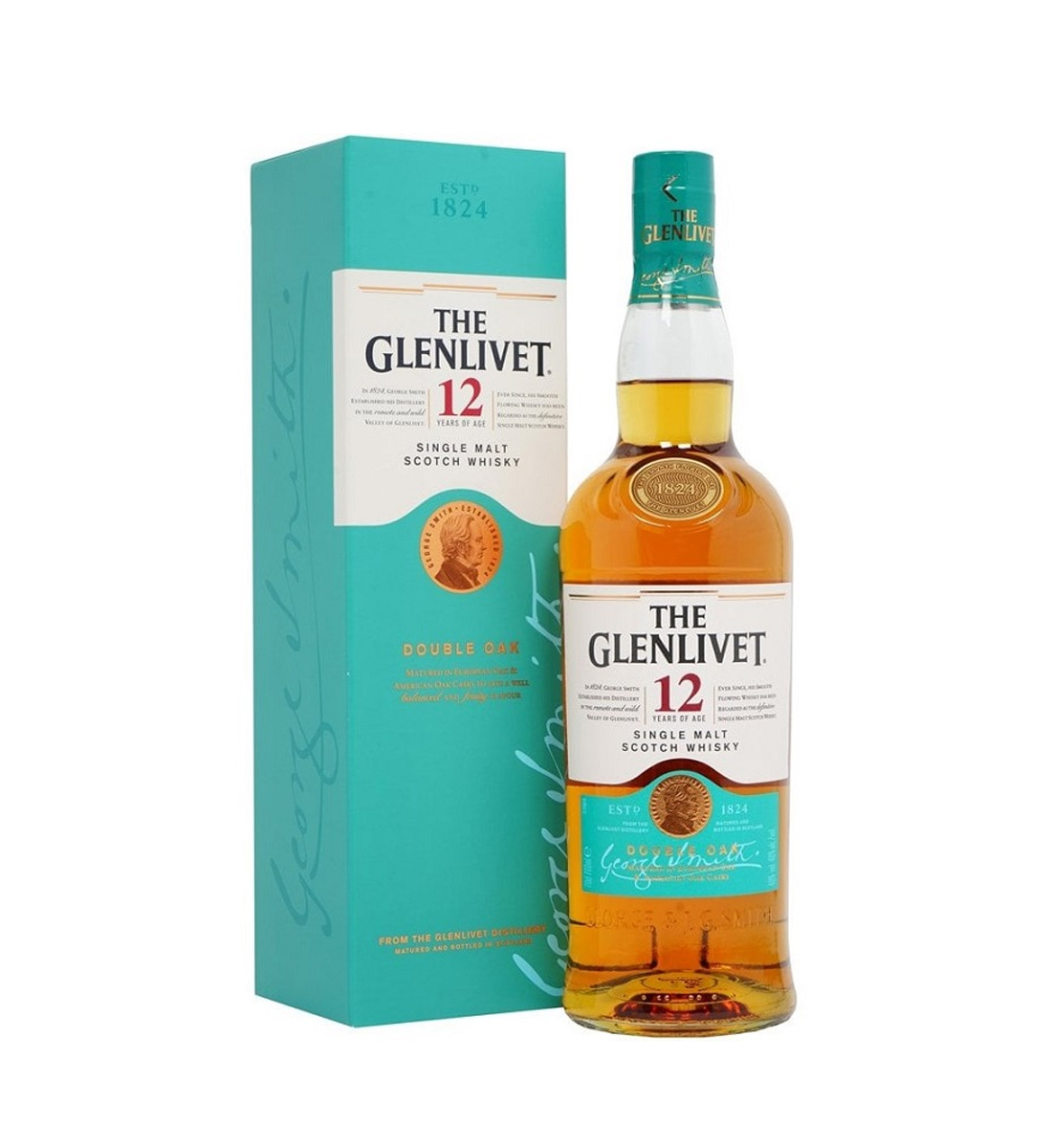 The Glenlivet Double Oak Whisky 12 ani 0.7L